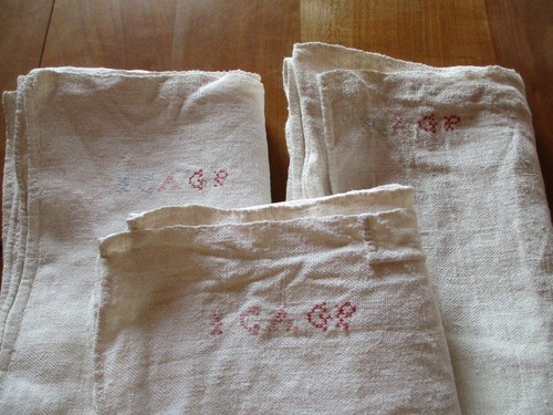 Lot 3 torchons - de,
