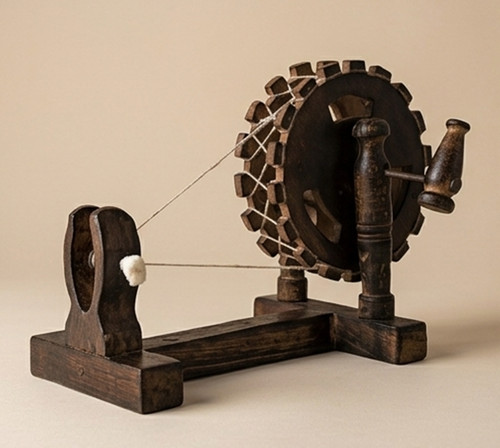 Ancienne toupie décor - toupie,,