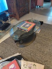 art déco Vend Table De Salon Gigogne Forme Ovale Marque Roche Bobois Pivotante