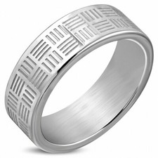 8mm | Bague de bande plate à
