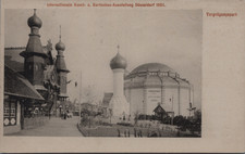 Zoo humain, le parc d'attraction, Düsseldorf, 1904 Carte postale - Zoo huma