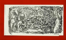 PB26-LITHOG ORIGINALE-AUTOGRAPHE-SIGNÉE-NUMÉROTÉE-ANDRÉ COTTAVOZ-1968