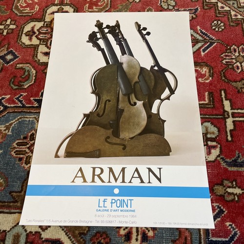 Arman affiche originale - arman,