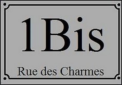 Plaque pvc numero rue - plaque,