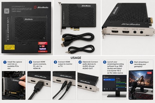 Avermedia game capture card - capture,