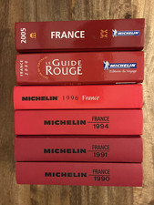 Lot 6 guide rouge Michelin