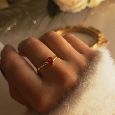 Bague Ajustable Femme Dorée