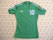 Maillot Adidas Ventex Vert Miche Platini Vintage 80'S Jersey - 7 / 8 ans