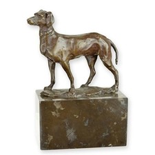 Sculpture Levrier en bronze