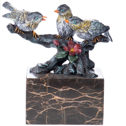 Sculpture oiseaux sur une - sculpture, d'oiseaux