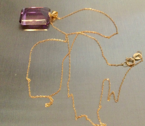 Jaune carats collier - jaune, 18
