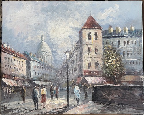 Tableau huile sur - tableau,