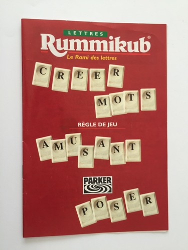Notice piece detachee rummikub - notice,