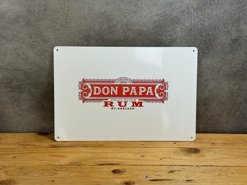Plaque métal rhum don papa - don,