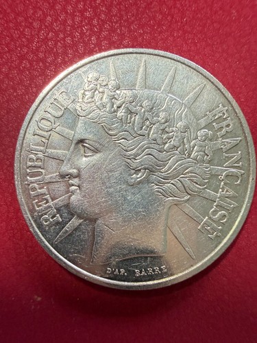 100 francs argent ttb 1988 - 100,