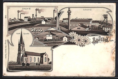Lithographie spittel - lithographie,