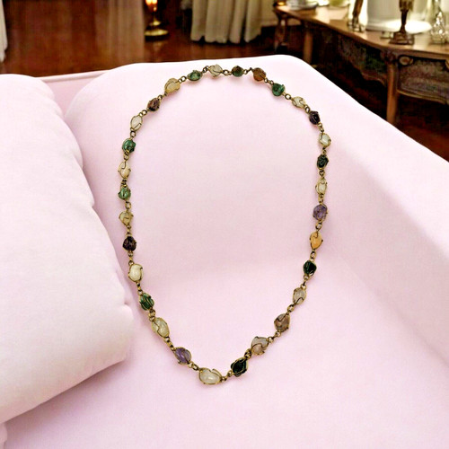 Sautoir collier vintage - collier,