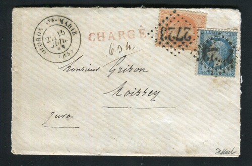 Belle lettre chargée - , d'