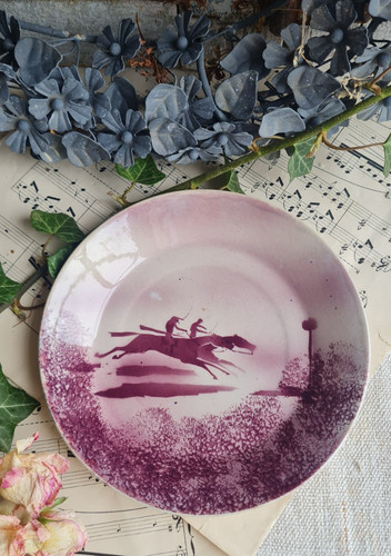Ancienne petite assiette terre - ancienne,
