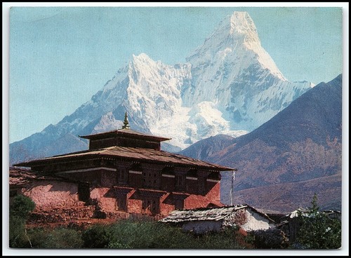 Carte postale ancienne népal - carte,
