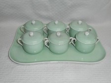 6 ANCIENS POTS A CREME EN