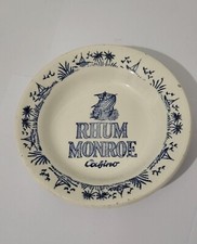 Vide Poche Coupelle Cendrier Rhum Monroe Casino céramique Vintage 