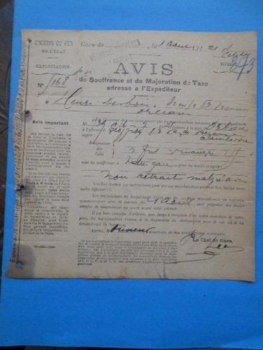 Lettre anc chemins - :, fer