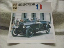 CARTE FICHE CHENARD ET WALKER
