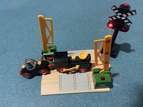 Brio wooden railway crossing - brio,