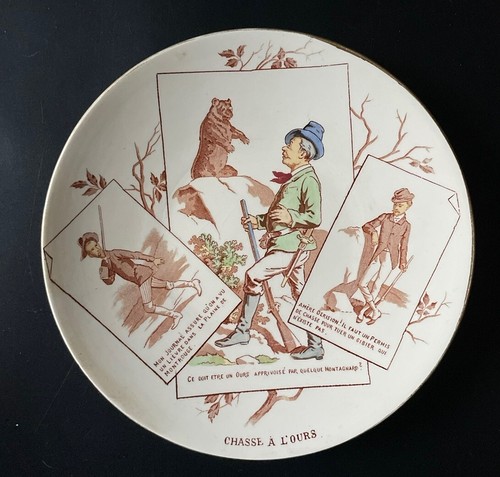 Assiette parlante xix - assiette, humour