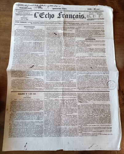 Vieux journal l - vieux, l'echo