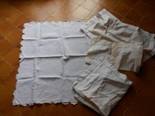 Linge Ancien brodé Initiales