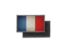 Patch ecusson imprime badge vintage drapeau france francais