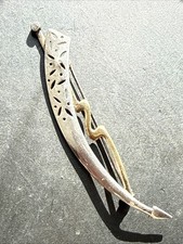 Ancienne Broche En Argent Massif Art Déco Nouveau créateur ethnique