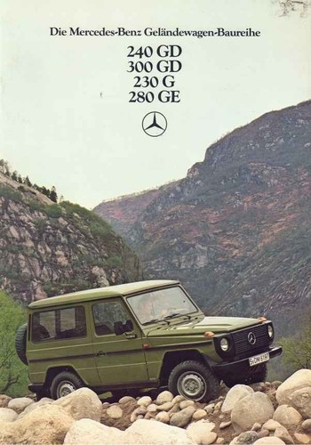 Catalogue brochure mercedes - catalogue, g