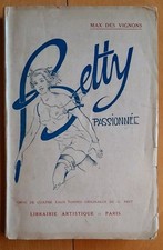 Max Des VIGNONS Betty Passionnée (1923) Flagellation Érotique 