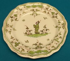 N°2 XVIII°/XIX° MOUSTIERS ateliers FERRAT assiette faïence au chinois