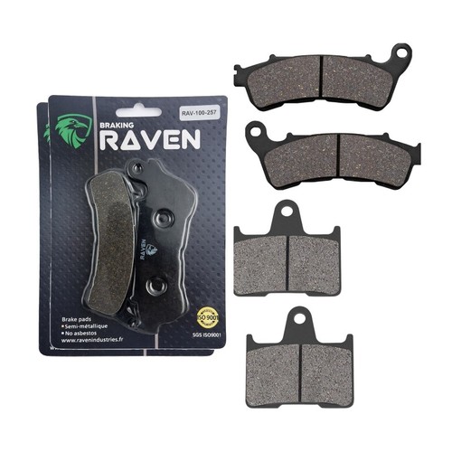 Kit plaquettes frein avant - plaquettes,