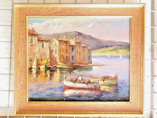 Tableau huile sur panneau
