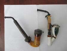 2 PIPES ANCIENNES EN CÉRAMIQUE.