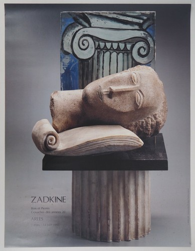 Affiche art ossip zadkine - d'art],
