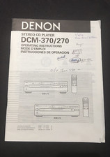Denon DCM-370 / 270 CD Player