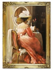 Femme En A Rose Robe - Patrick