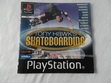 Notice Jeu Playstation 1 PS1 Tony Hawk's Skateboarding / PAL Français