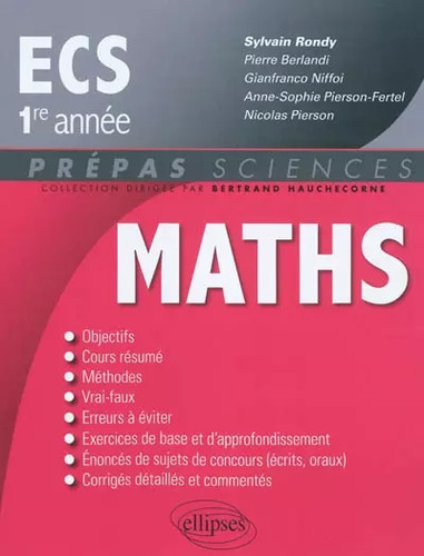 Mathématiques ecs 1ère - ecs,