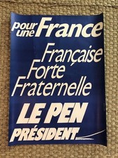 Affiche front national - front,