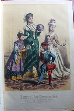 Journal des demoiselles - Années 1876-1877 Relié (28 gravures couleurs)