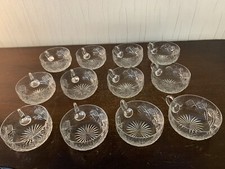 Lot 12 coupelles à dessert