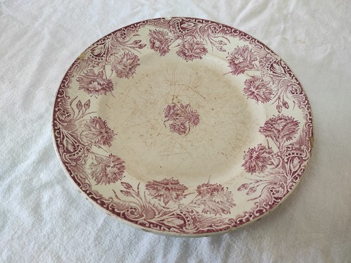 Ancienne assiette terre fer - ancienne,