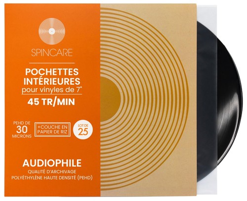 25x pouces pochettes vinyle - 25x,